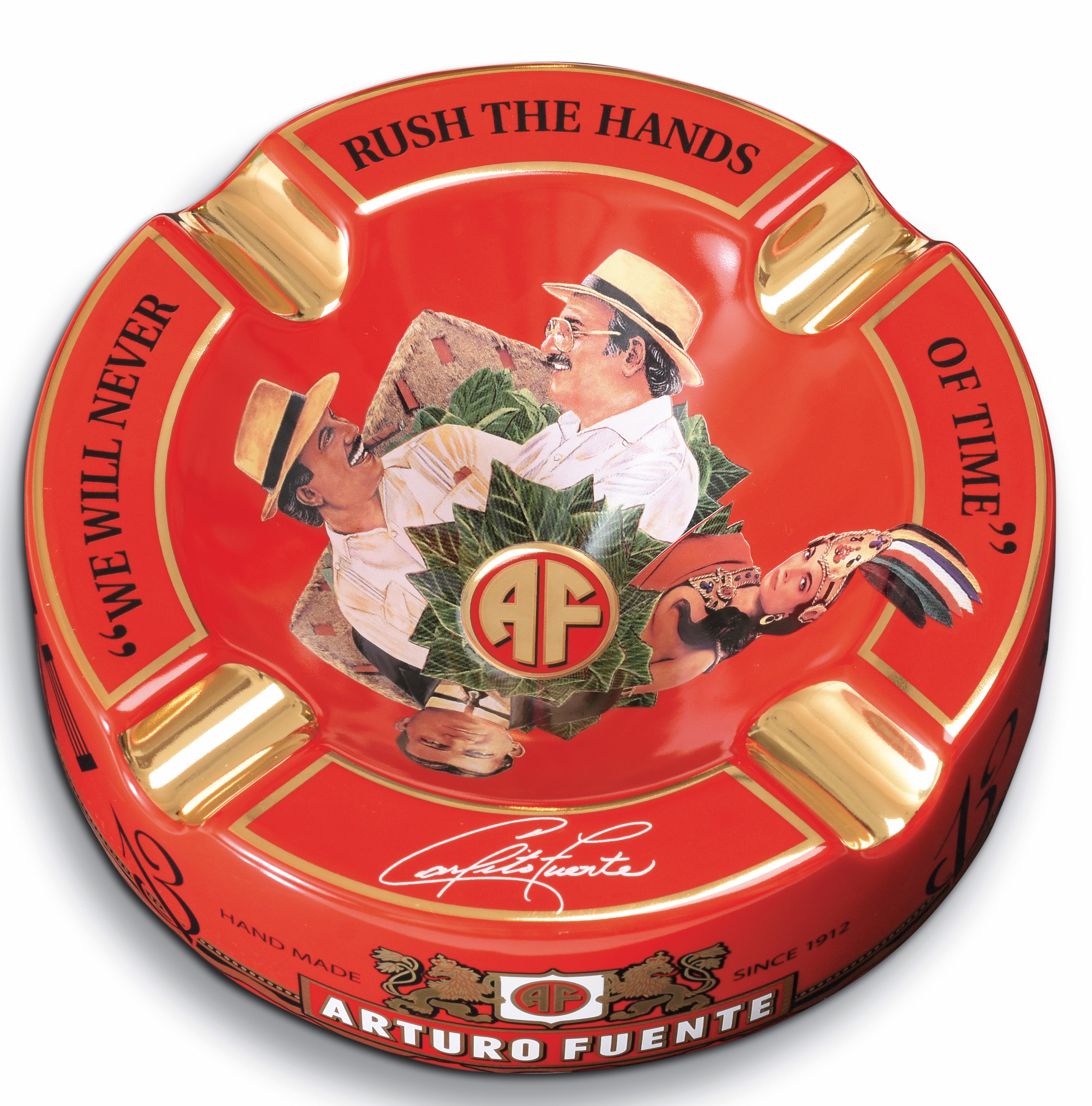 Arturo Fuente Zigarren Aschenbecher Rot